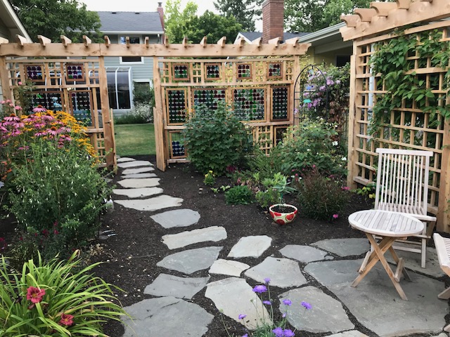 pollinator pocket garden kinetic screen